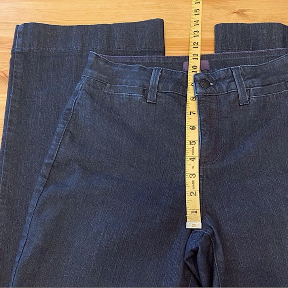 NYDJ Wide Leg Trouser Jeans Teresa  Dark Wash - Picture 9 of 16